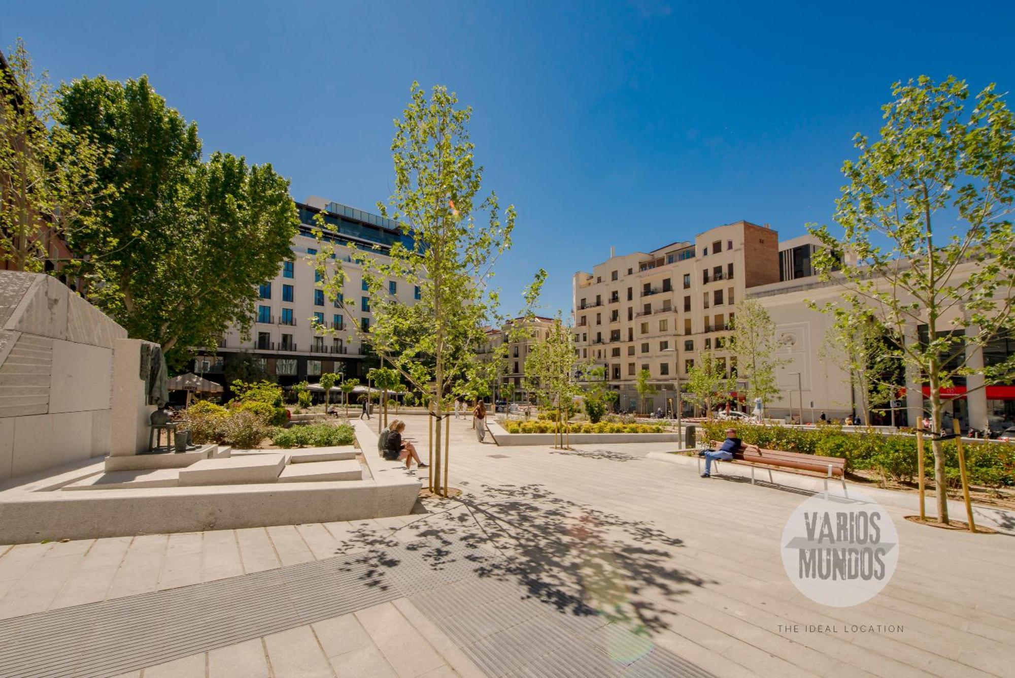 Bright Apt Para 4Pax En Gran Via-Plaza De Carmen E2 Madrid Exterior photo